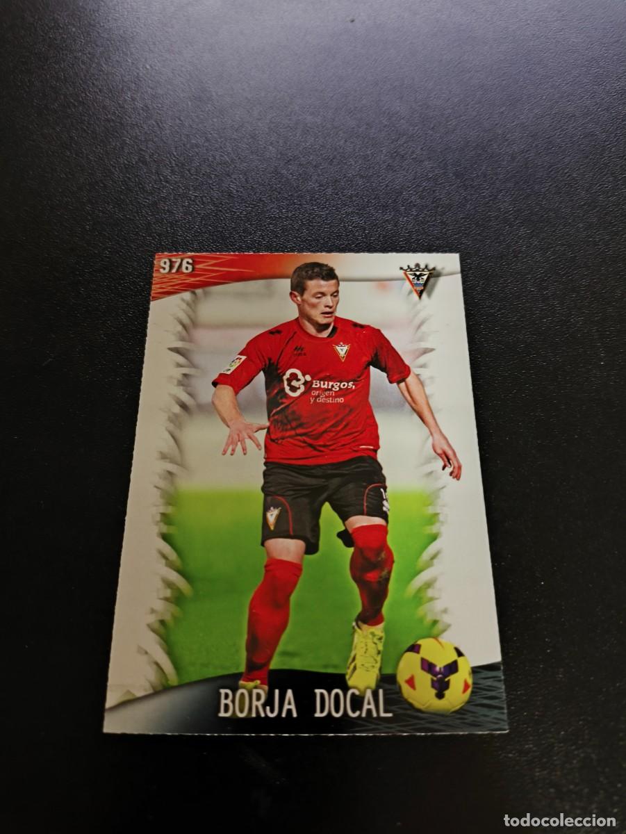 Cromos de F&uacute;tbol: 976 Borja Docal MIRANDES MUNDICROMO LIGA 2013 2014 13 14 PLATINUM PANINI ESTE