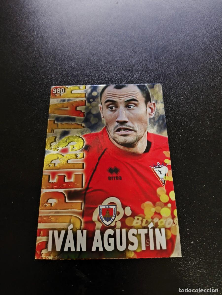 Cromos de F&uacute;tbol: 980 IVAN AGUSTIN SUPERSTAR BRILLO LISO MIRANDES MUNDICROMO LIGA 2013 2014 13 14 PLATINUM PANINI ESTE