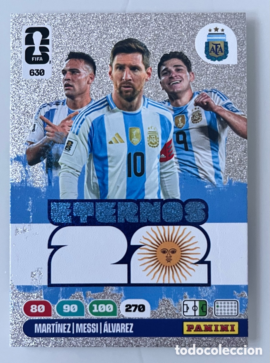 Cromos de F&uacute;tbol: 630 ETERNOS ARGENTINA 22 ADRENALYN MUNDIAL FIFA 2026