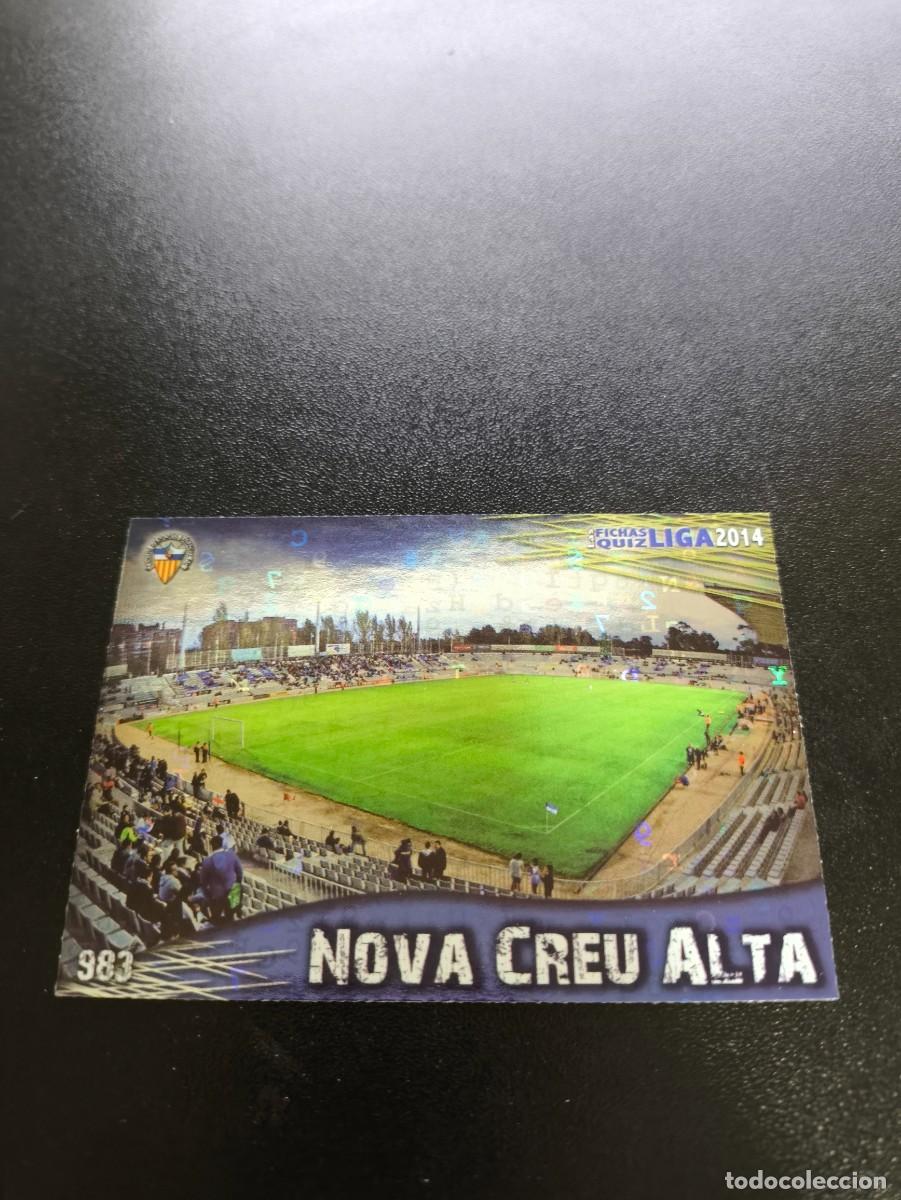 Cromos de F&uacute;tbol: 983 NOVA CREU ALTA BRILLO LETRAS SABADELL MUNDICROMO LIGA 2013 2014 13 14 PLATINUM PANINI ESTE