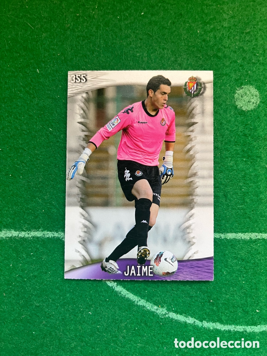 Cromos de F&uacute;tbol: 355 JAIME REAL VALLADOLID LAS FICHAS DE LA LIGA 2013 2014 MUNDICROMO