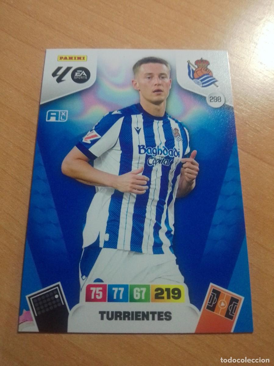 Cromos de F&uacute;tbol: 298 TURIENTES DE LA REAL SOCIEDAD 25 26 ADRENALYN XL 2025 2026