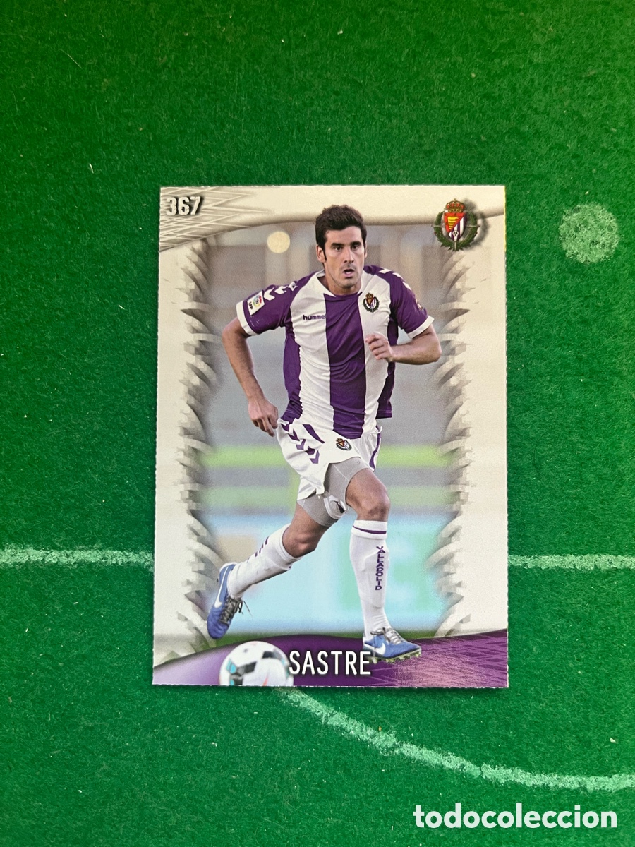 Cromos de F&uacute;tbol: 367 SASTRE REAL VALLADOLID LAS FICHAS DE LA LIGA 2013 2014 MUNDICROMO