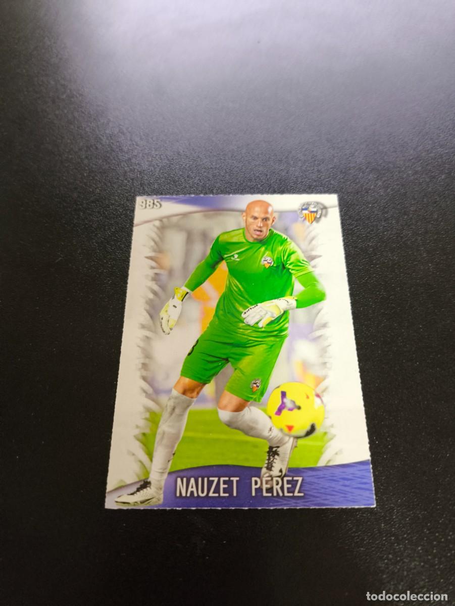 Cromos de F&uacute;tbol: 985 Nauzet P&eacute;rez SABADELL MUNDICROMO LIGA 2013 2014 13 14 PLATINUM PANINI ESTE
