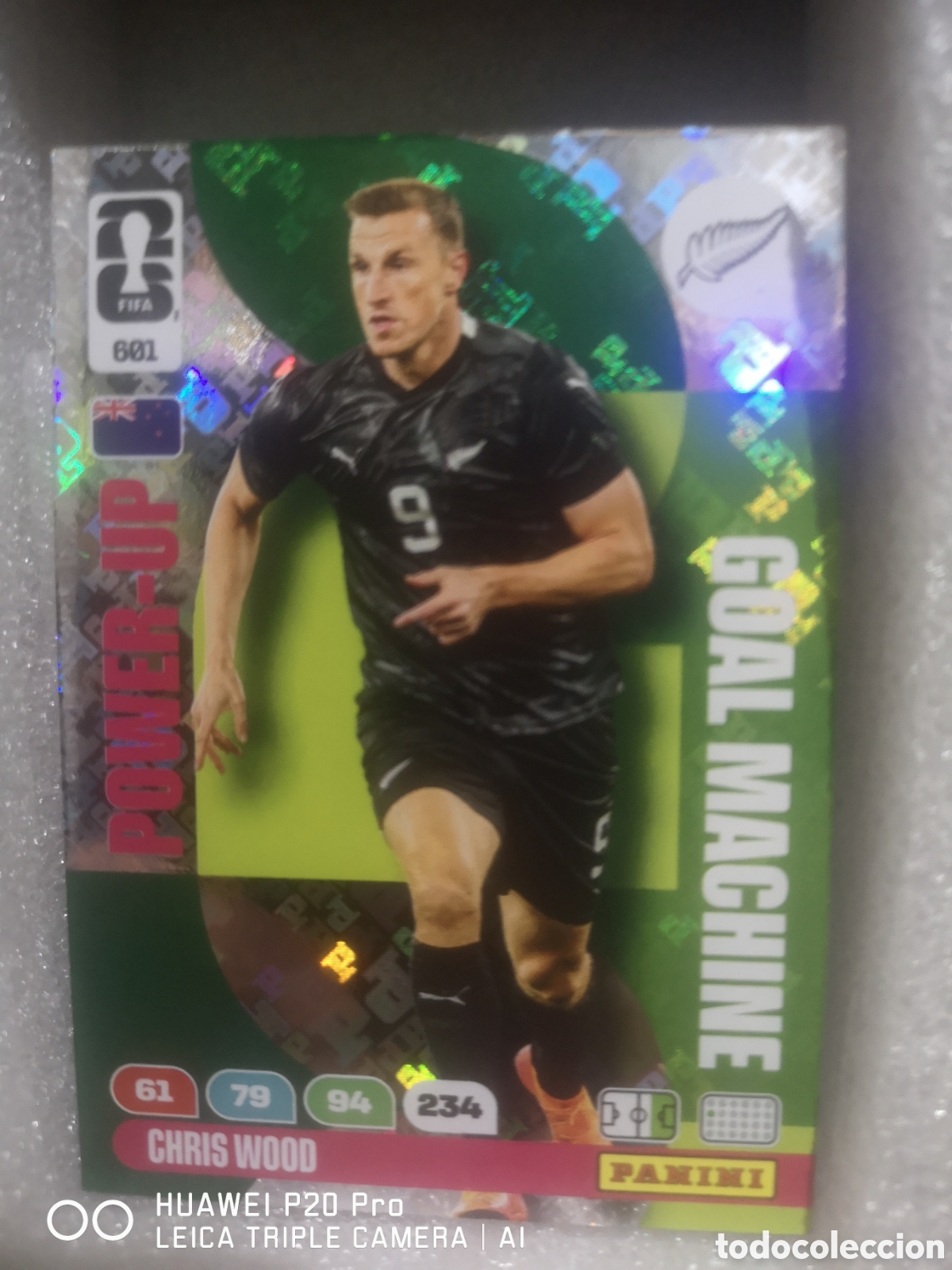 Cromos de F&uacute;tbol: ADRENALYN XL FIFA WORLD CUP 2026 CHRIS WOOD GOAL MACHINE CHRIS WOOD 601 NUEVA ZELANDA