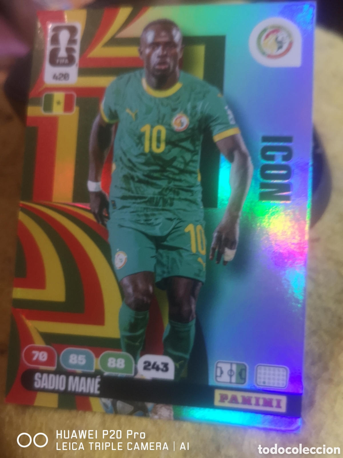 Cromos de F&uacute;tbol: ADRENALYN XL FIFA WORLD CUP 2026 ICON 420 SADIO MANE