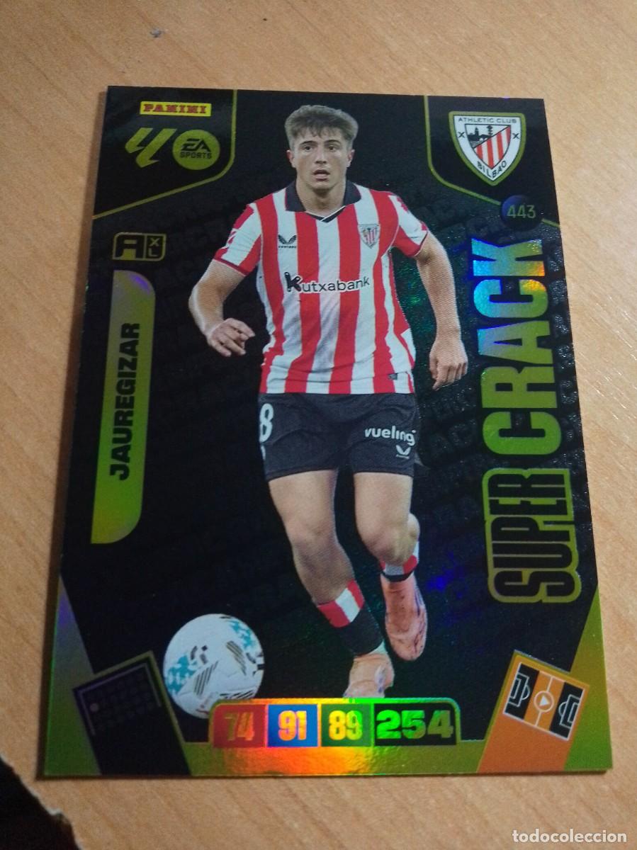 Cromos de F&uacute;tbol: 443 JAUREGUIZAR UPER CRACK DEL ATHLETIC DE BILBAO 25 26 ADRENALYN XL 2025 2026