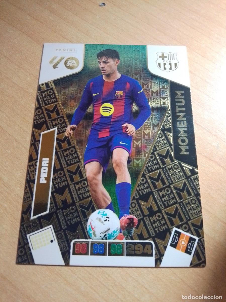 Cromos de F&uacute;tbol: PEDRI MOMENTUM DEL BARCELONA 25 26 ADRENALYN XL 2025 2026