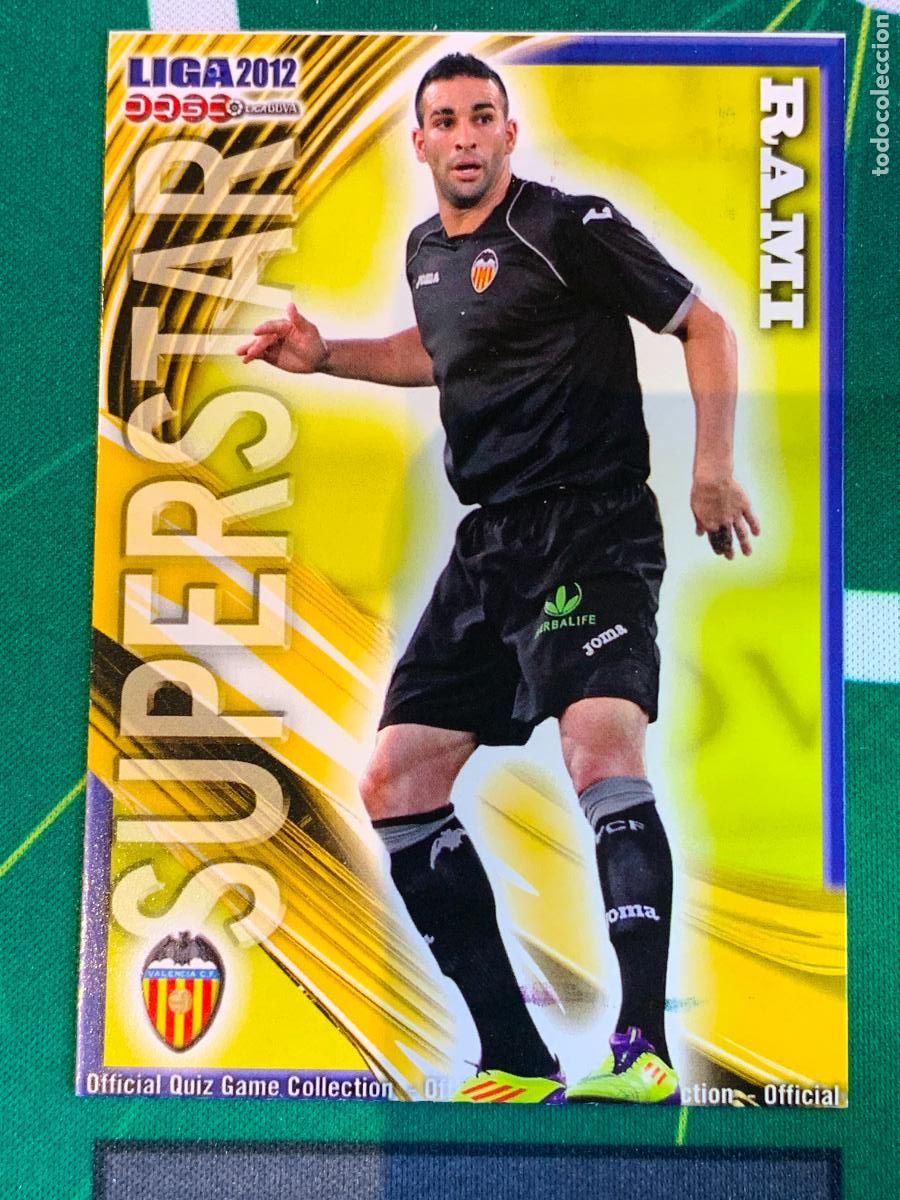 Cromos de F&uacute;tbol: 77 Rami Valencia Superstar FICHAS LIGA MUNDICROMO 2011 2012 11 12