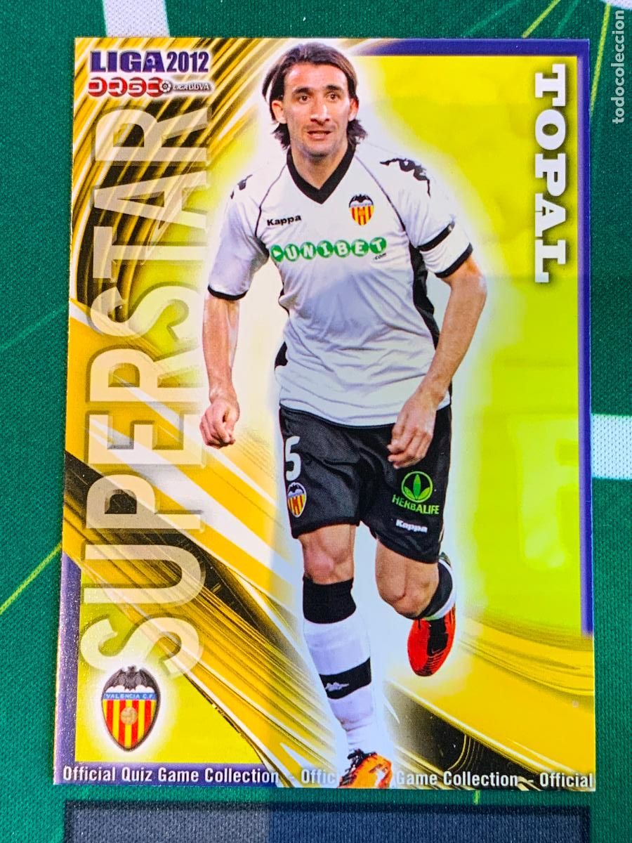 Cromos de F&uacute;tbol: 78 Topal Valencia Superstar FICHAS LIGA MUNDICROMO 2011 2012 11 12