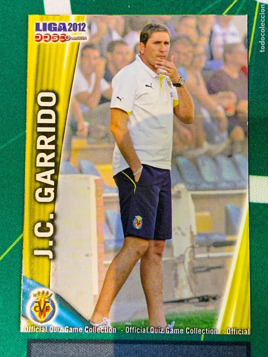 Cromos de F&uacute;tbol: 84 Garrido Villarreal Manager FICHAS LIGA MUNDICROMO 2011 2012 11 12