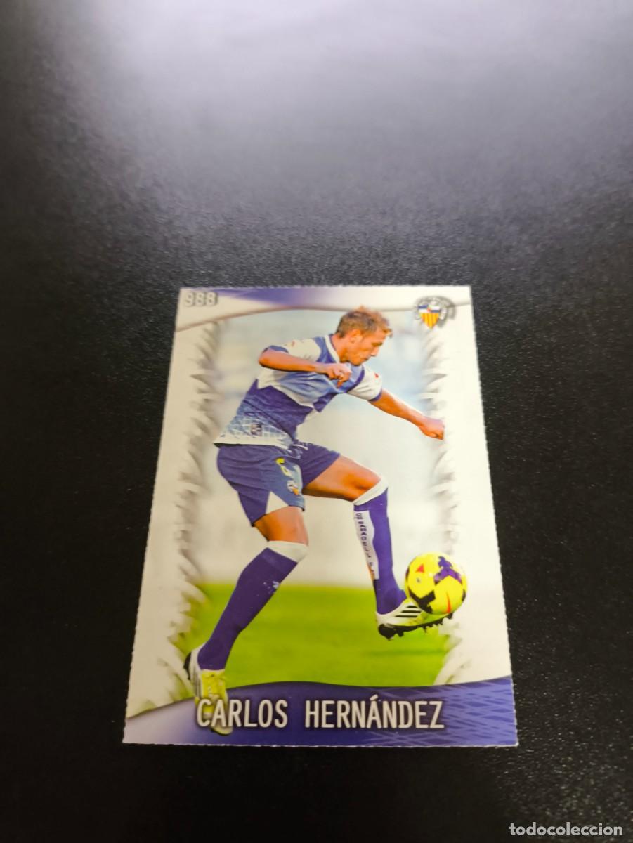 Cromos de F&uacute;tbol: 988 Carlos Hern&aacute;ndez SABADELL MUNDICROMO LIGA 2013 2014 13 14 PLATINUM PANINI ESTE