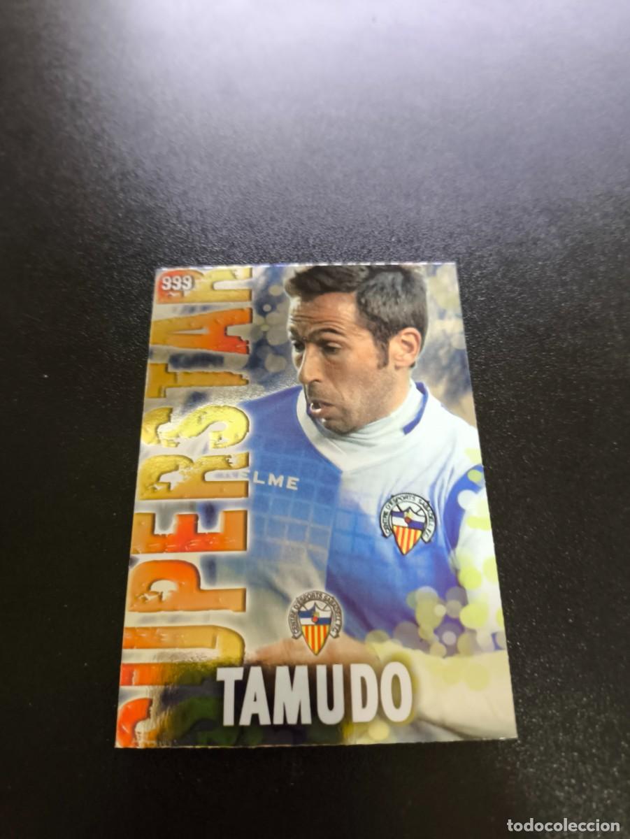 Cromos de F&uacute;tbol: 999 TAMUDO SUPERSTAR BRILLO LISO SABADELL MUNDICROMO LIGA 2013 2014 13 14 PLATINUM PANINI ESTE