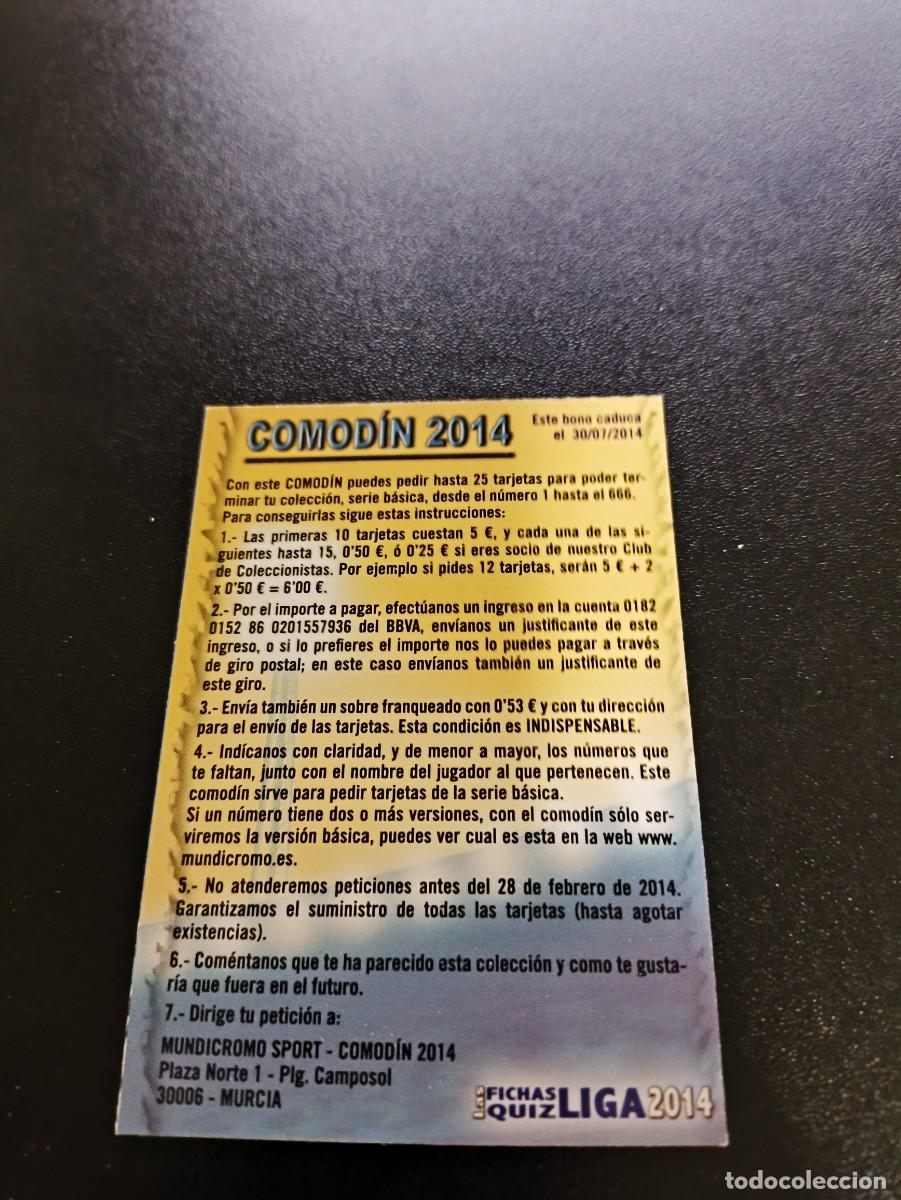 Cromos de F&uacute;tbol: COMODIN 2014 MUNDICROMO LIGA 2013 2014 13 14 PLATINUM PANINI ESTE
