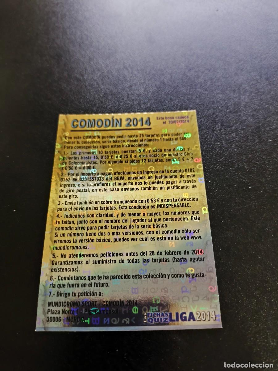 Cromos de F&uacute;tbol: COMODIN 2014 BRILLO LETRAS MUNDICROMO LIGA 2013 2014 13 14 PLATINUM PANINI ESTE