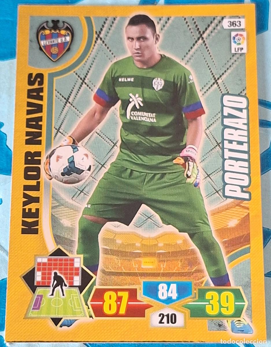 Cromos de F&uacute;tbol: Keylor Navas Levante Panini Adrenalyn XL Porterazo
