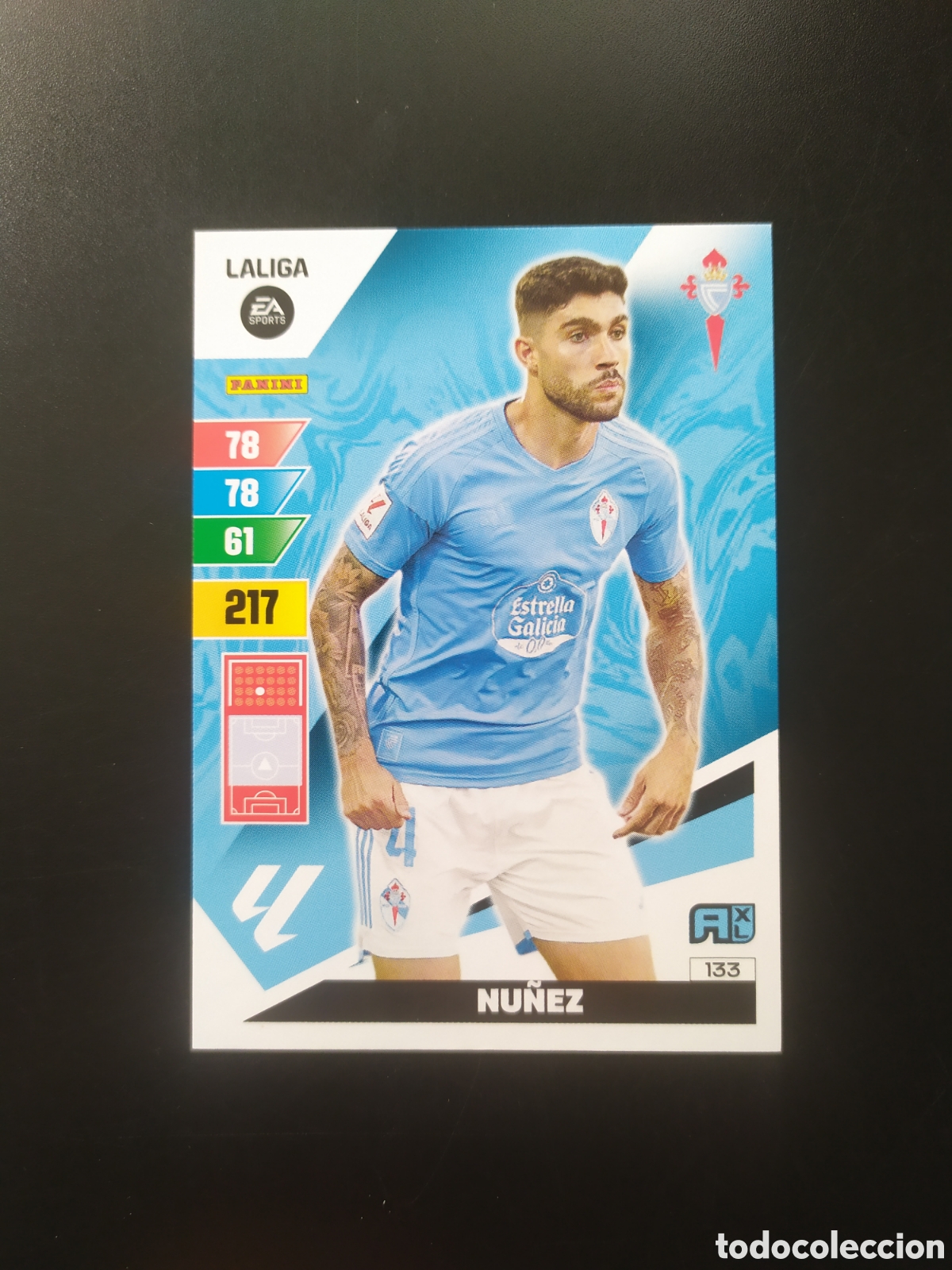 Cromos de F&uacute;tbol: Adrenalyn 2023 2024 23 24 panini Nu&ntilde;ez n&deg; 133 Celta Vigo