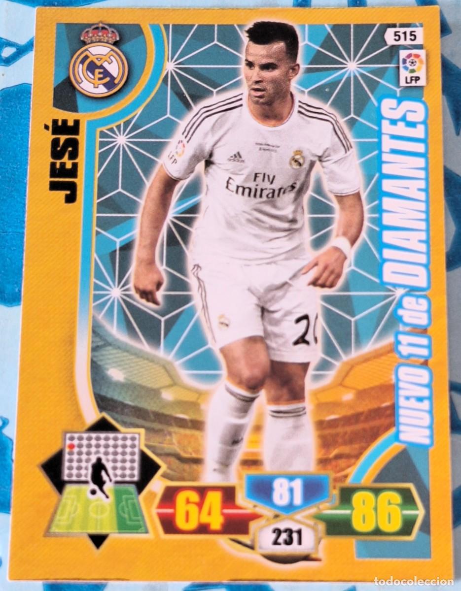 Cromos de F&uacute;tbol: Jese Real Madrid Panini Adrenalyn XL Nuevo 11 de Diamantes
