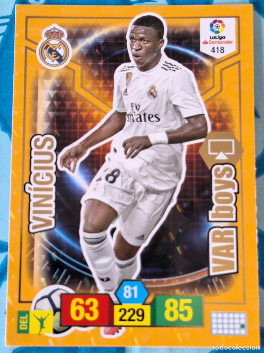Cromos de F&uacute;tbol: Vinicius Jr. Real Madrid Panini Adrenalyn XL Var Boys