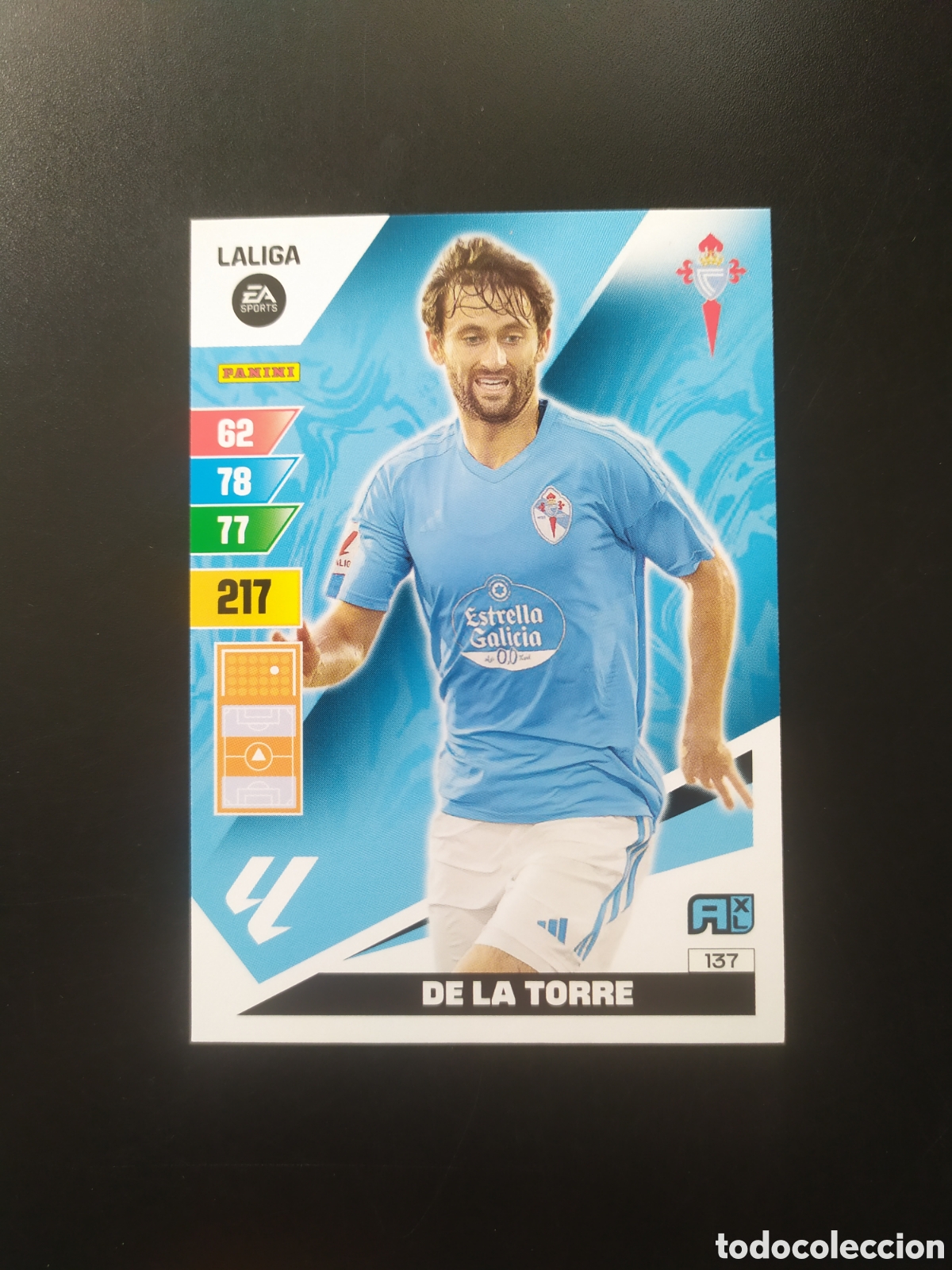Cromos de F&uacute;tbol: Adrenalyn 2023 2024 23 24 panini De la Torre n&deg; 137 Celta Vigo
