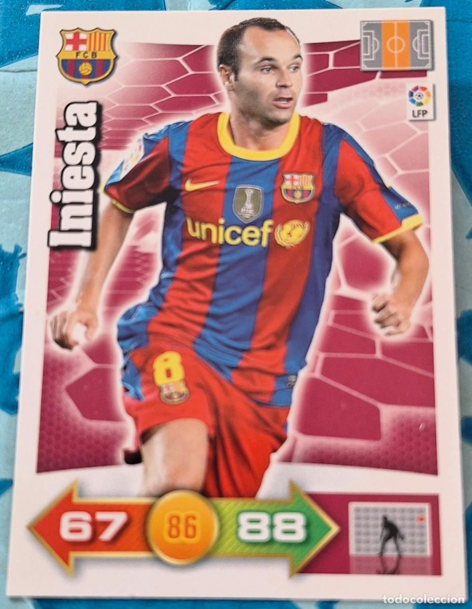 Cromos de F&uacute;tbol: Andres Iniesta Barcelona Panini Adrenalyn XL