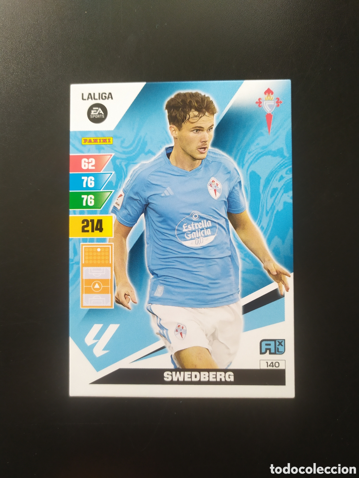 Cromos de F&uacute;tbol: Adrenalyn 2023 2024 23 24 panini Swedberg n&deg; 140 Celta Vigo