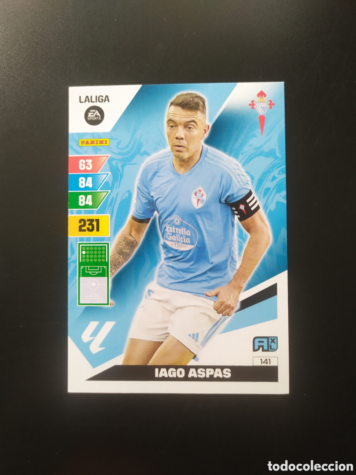 Cromos de F&uacute;tbol: Adrenalyn 2023 2024 23 24 panini Iago Aspas n&deg; 141 Celta Vigo