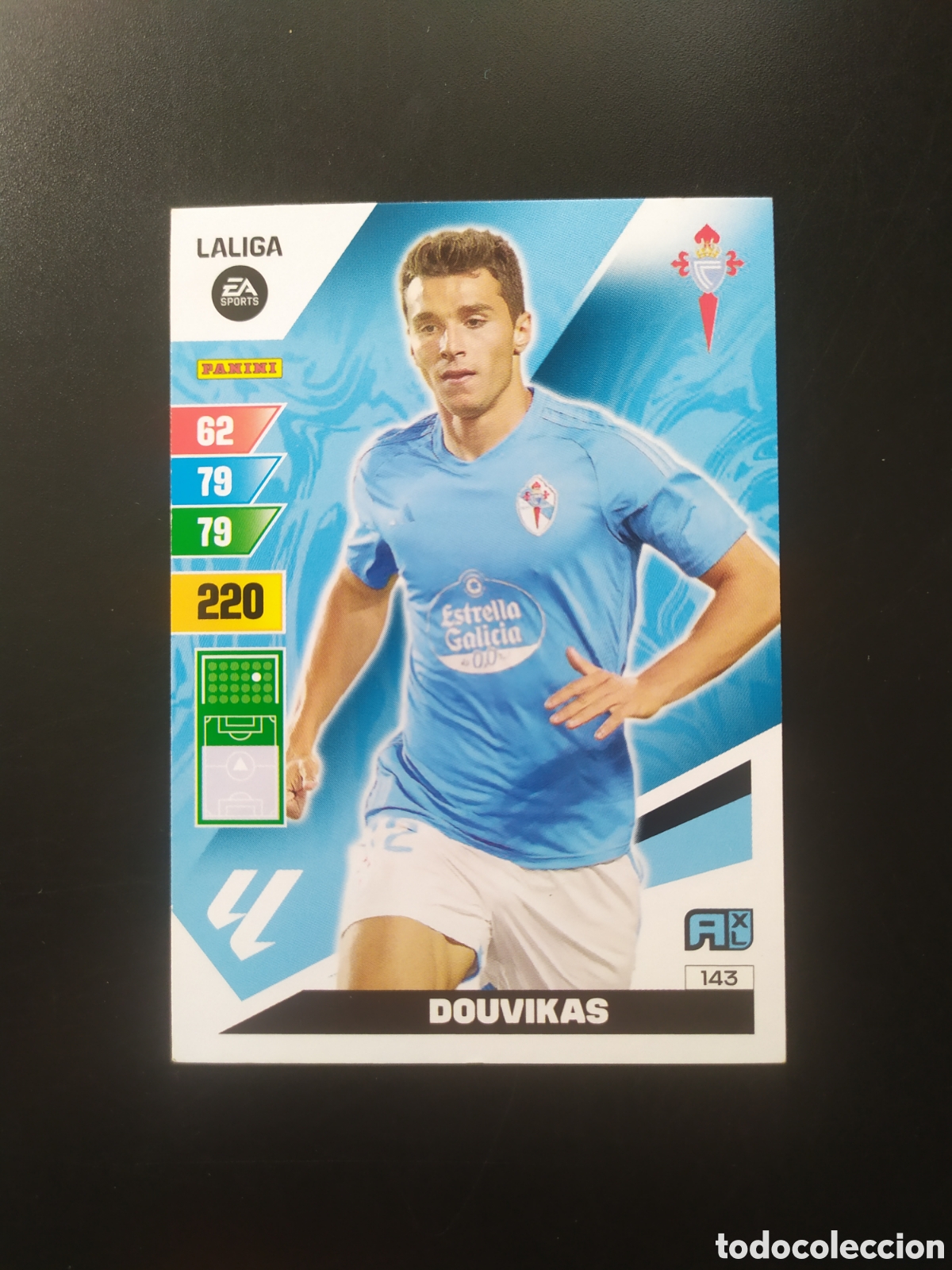 Cromos de F&uacute;tbol: Adrenalyn 2023 2024 23 24 panini Douvikas n&deg; 143 Celta Vigo