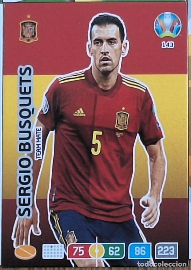 Cromos de F&uacute;tbol: Sergio Busquets Espa&ntilde;a Panini Adrenalyn XL