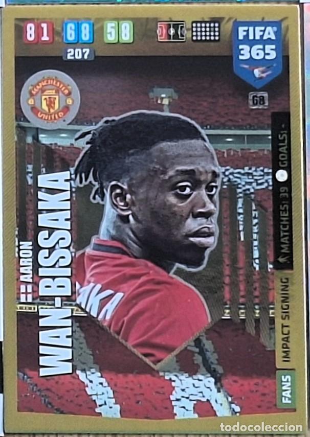 Cromos de F&uacute;tbol: Aaron Wan-Bissaka Manchester United Panini Fifa 365 Soccer Impact Signing