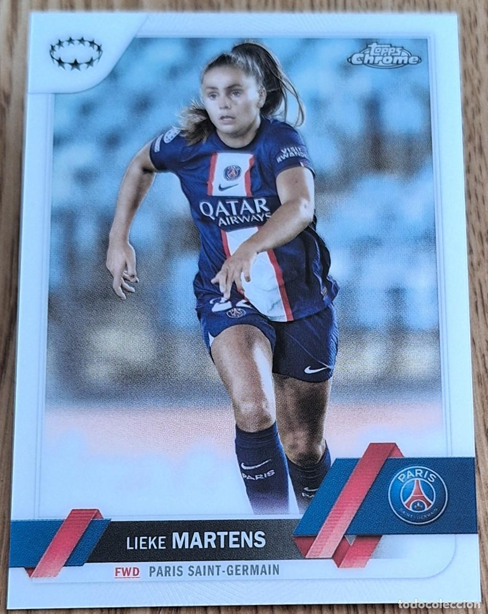 Cromos de F&uacute;tbol: Lieke Martens Paris Saint-Germain PSG Topps Chrome Soccer