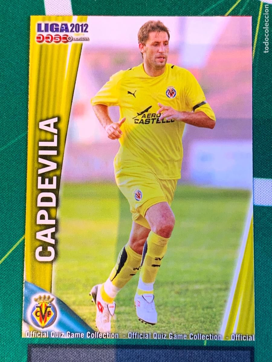 Fu&szlig;ball-Sticker: 87a Capdevila Villarreal Base card FICHAS LIGA MUNDICROMO 2011 2012 11 12