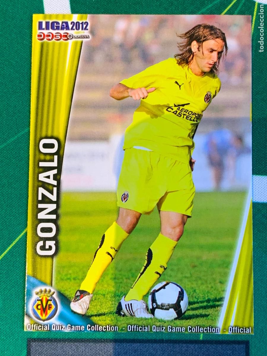 Fu&szlig;ball-Sticker: 89 Gonzalo Villarreal Base card FICHAS LIGA MUNDICROMO 2011 2012 11 12