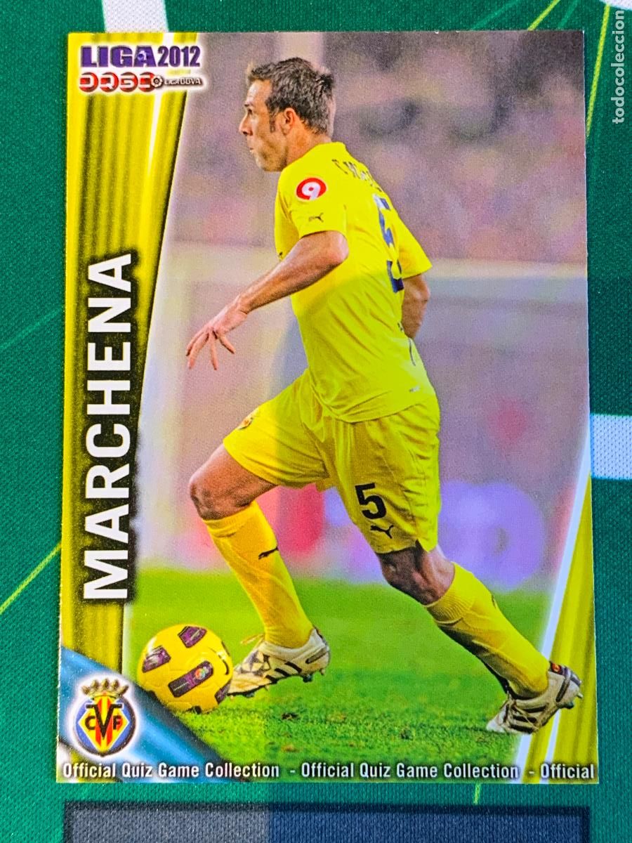 Football Stickers: 91 Marchena Villarreal Base card FICHAS LIGA MUNDICROMO 2011 2012 11 12
