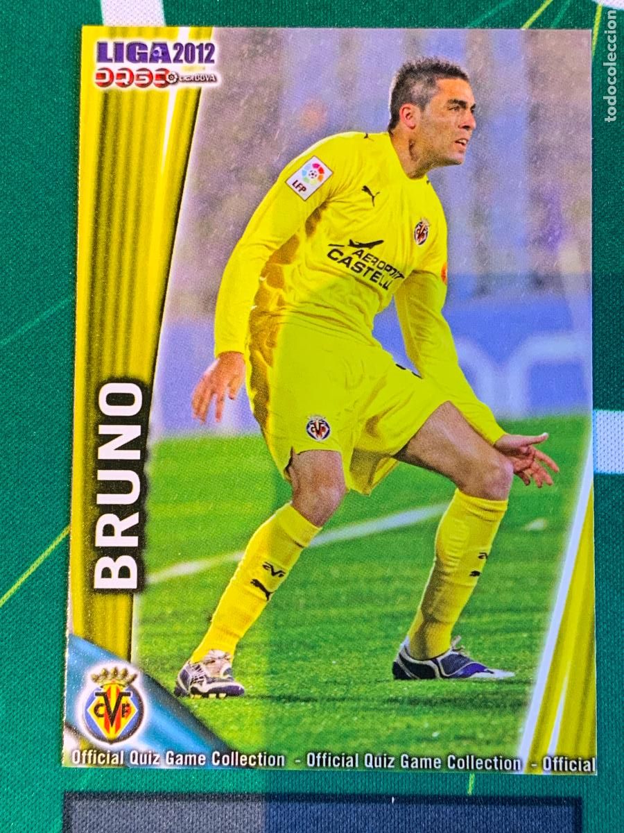 Football Stickers: 95 Bruno Villarreal Base card FICHAS LIGA MUNDICROMO 2011 2012 11 12