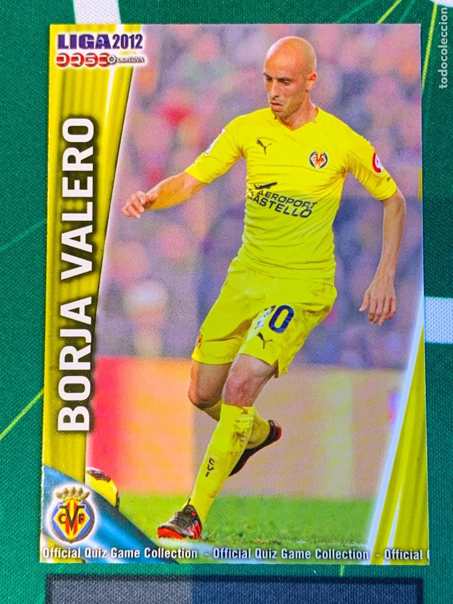 Football Stickers: 96 Borja Valero Villarreal Base card FICHAS LIGA MUNDICROMO 2011 2012 11 12