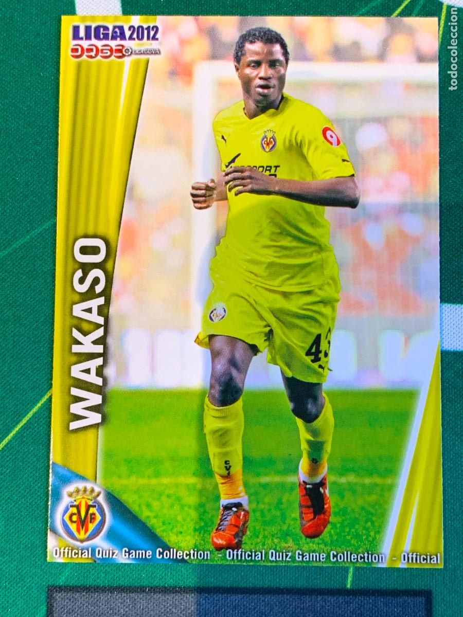 Cromos de Futebol: 98 Wakaso Villarreal Base card FICHAS LIGA MUNDICROMO 2011 2012 11 12