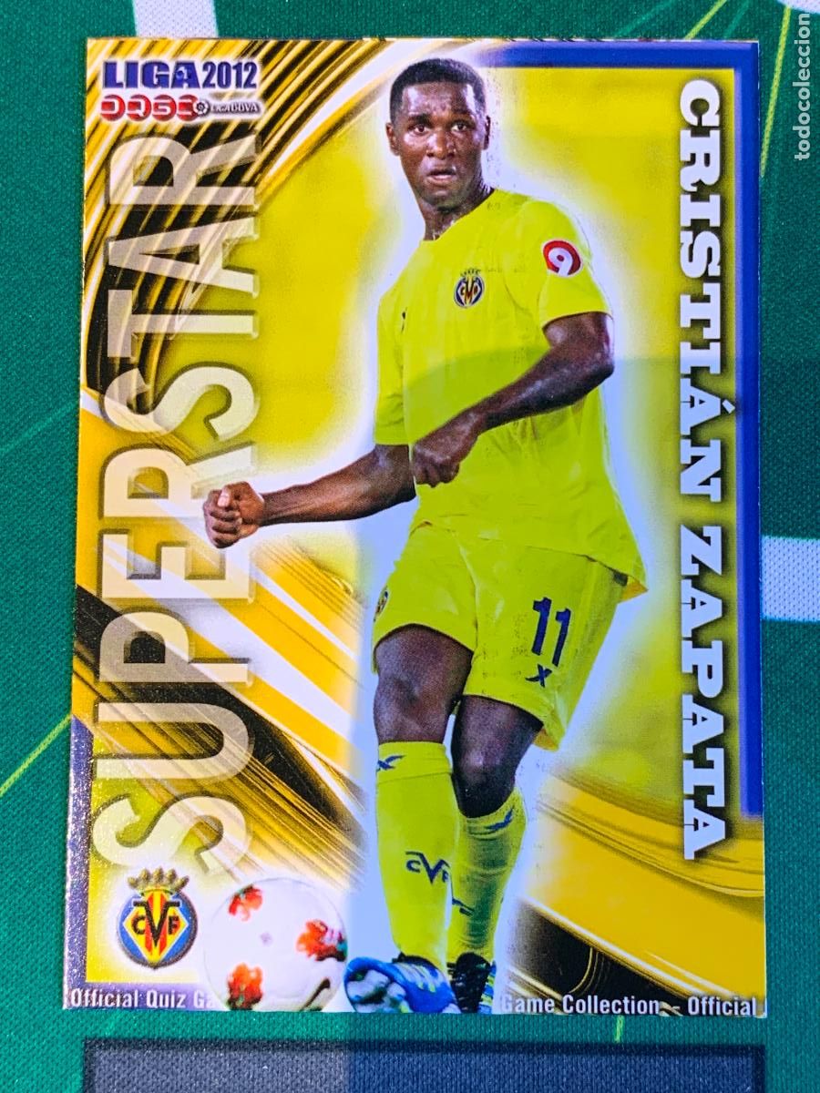 Cromos de Futebol: 104 Cristian Zapata Villarreal Superstar FICHAS LIGA MUNDICROMO 2011 2012 11 12
