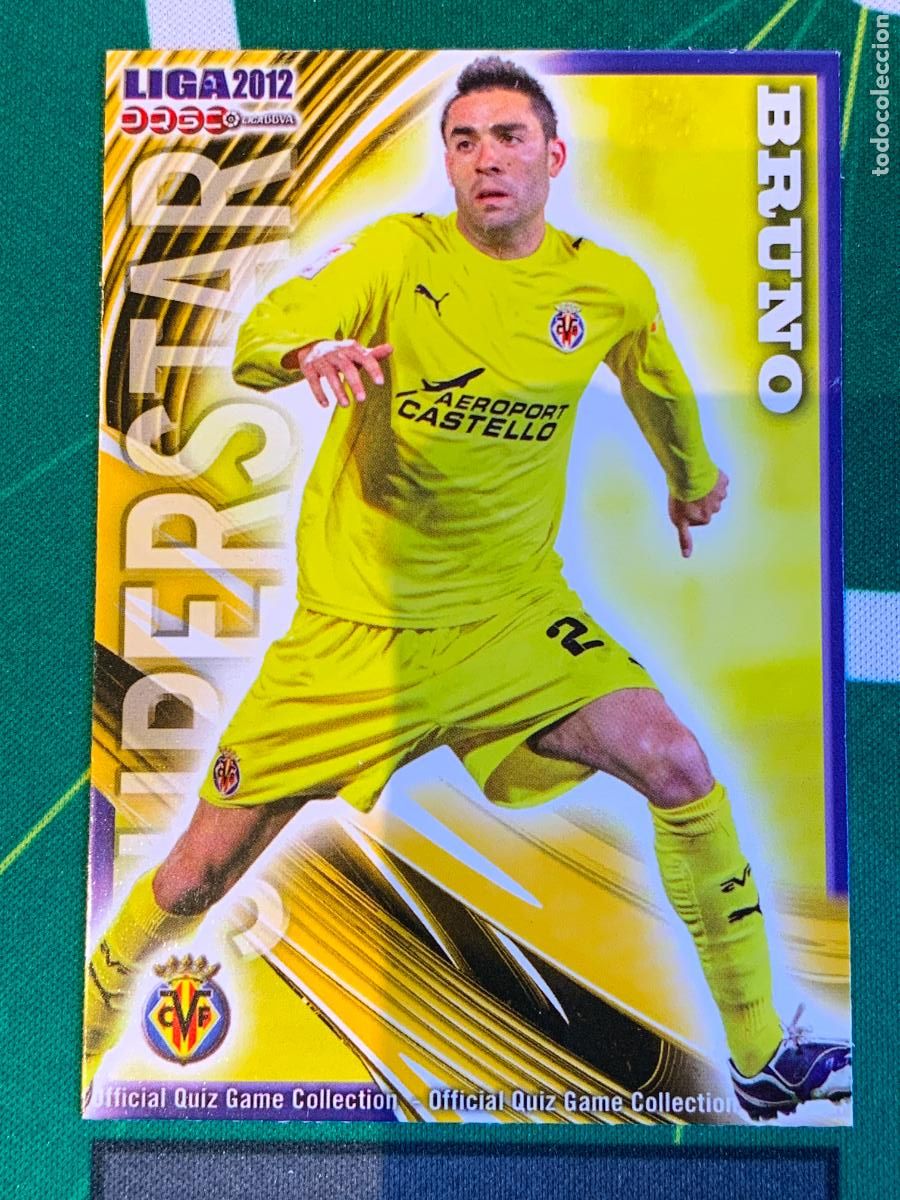 Cartes &agrave; collectionner de Football: 105 Bruno Villarreal Superstar FICHAS LIGA MUNDICROMO 2011 2012 11 12