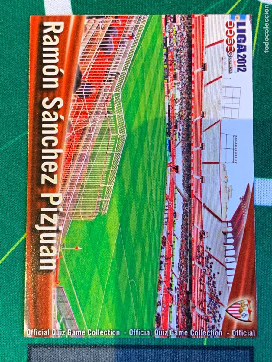 Cartes &agrave; collectionner de Football: 110 Ram&oacute;n S&aacute;nchez Pizju&aacute;n Sevilla Estadio FICHAS LIGA MUNDICROMO 2011 2012 11 12
