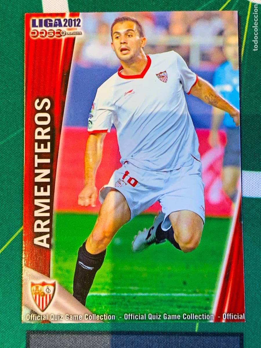 Cromos de F&uacute;tbol: 122 Armenteros Sevilla Base card FICHAS LIGA MUNDICROMO 2011 2012 11 12