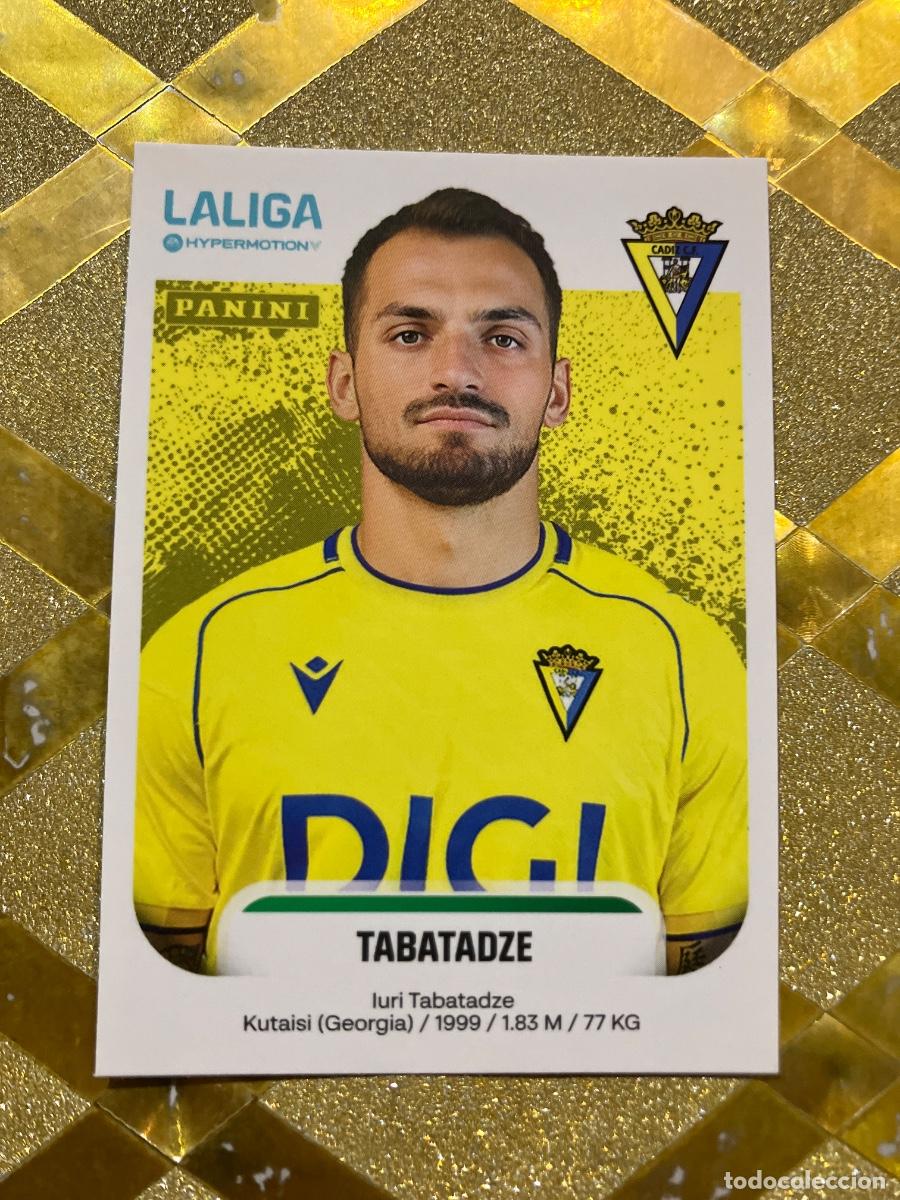 Cromos de F&uacute;tbol: CROMO DE FUTBOL NUMERO 93 A TABATADZE CADIZ LIGA HYPERMOTION 2025 2026 PANINI !