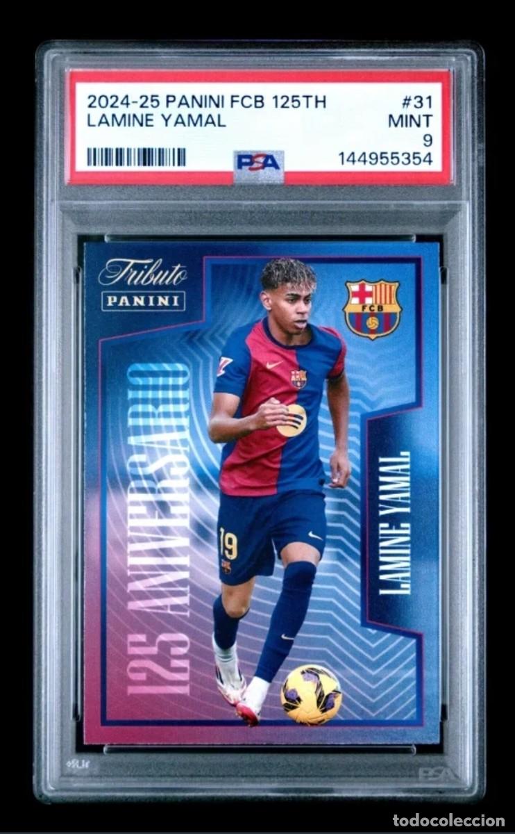Cromos de Futebol: Tarjeta de colecci&oacute;n Panini FCB 125th Tribute de Lamine Yamal