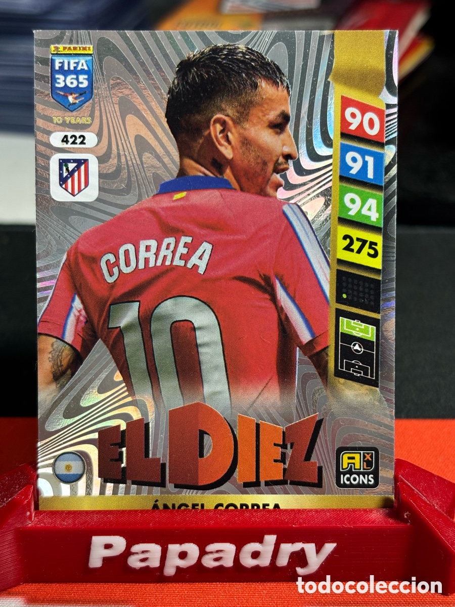 Cromos de F&uacute;tbol: Panini Adrenalyn XL FIFA 365 2025 No. 422 Angel Correa El Diez