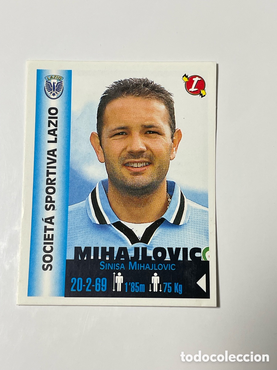 Cromos de F&uacute;tbol: Sinisa Mihajlovic Lazio Panini Equipos de Europa 1999 #181