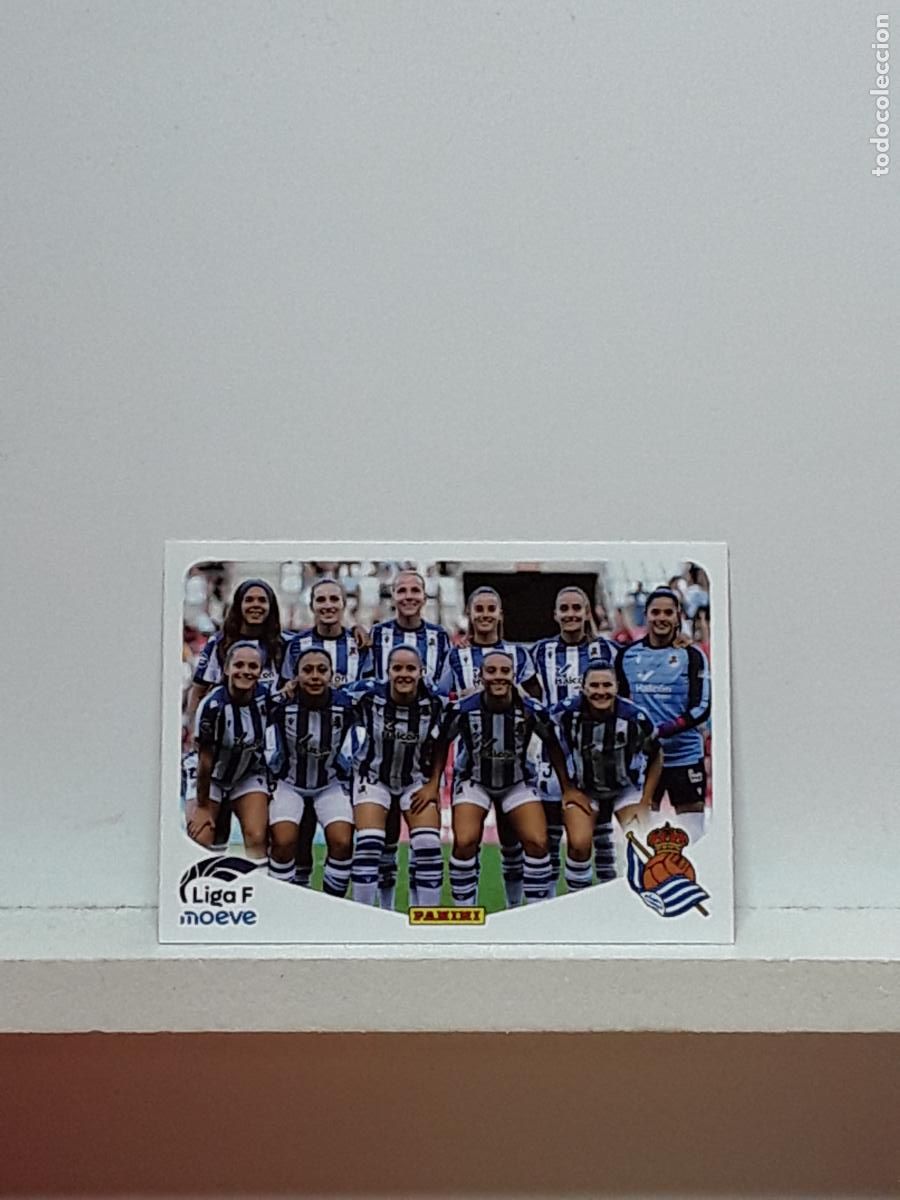 Fu&szlig;ball-Sticker: LIGA FEMENINA 2025 2026 F 25 26 ALBUM PANINI LIGA N 283 REAL SOCIEDAD ALINEACION EQUIPO