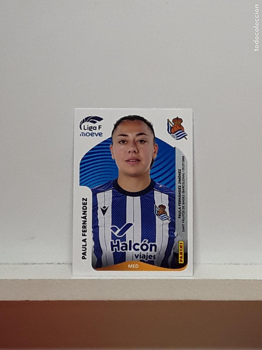 Fu&szlig;ball-Sticker: LIGA FEMENINA 2025 2026 F 25 26 ALBUM PANINI LIGA N 292 REAL SOCIEDAD PAULA FERNANDEZ