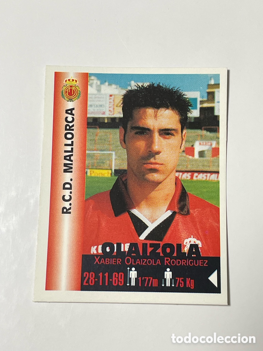 Fu&szlig;ball-Sticker: Xabier Olaizola Mallorca Panini Equipos de Europa 1999 #194