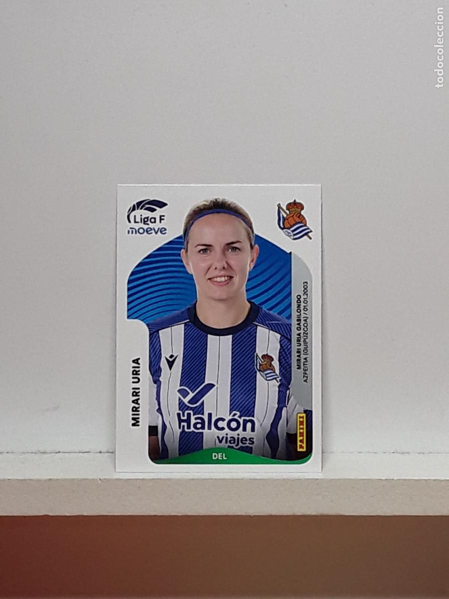 Cromos de F&uacute;tbol: LIGA FEMENINA 2025 2026 F 25 26 ALBUM PANINI LIGA N 299A 299 A REAL SOCIEDAD MIRARI URIA
