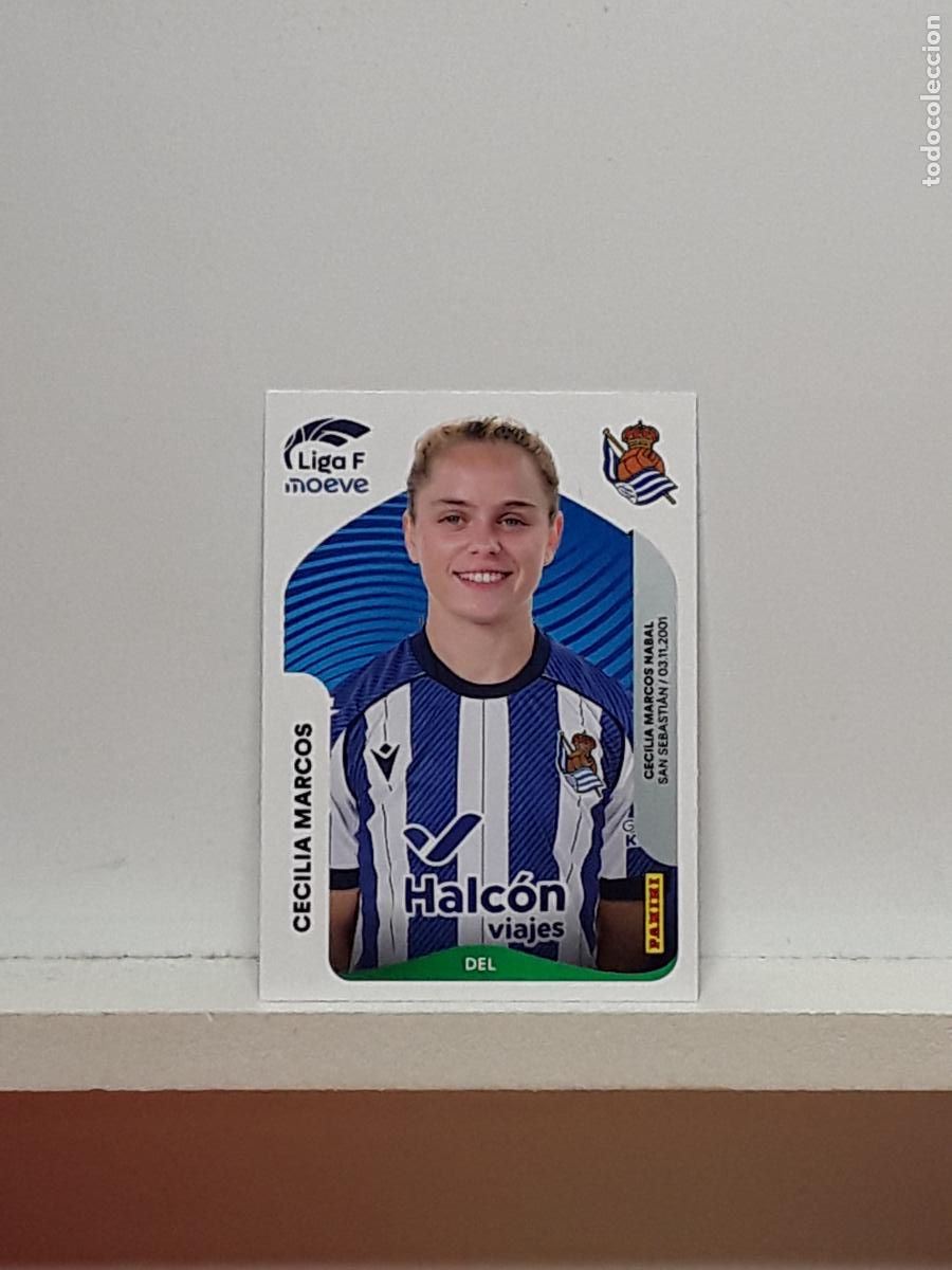 Cromos de F&uacute;tbol: LIGA FEMENINA 2025 2026 F 25 26 ALBUM PANINI LIGA N 299B 299 B REAL SOCIEDAD CECILIA MARCOS